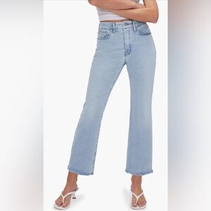 Good American good legs crop, size 12. NWT